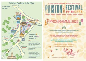 Priston festival and map